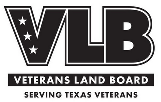 VLB VETERANS LAND BOARD SERVING TEXAS VETERANS logo