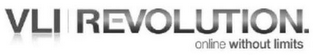 VLI REVOLUTION. ONLINE WITHOUT LIMITS logo