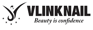 VLINKNAIL BEAUTY IS CONFIDENCE logo
