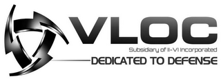 VLOC SUBSIDIARY OF II-VI INCORPORATED DEDICATED TO DEFENSE logo