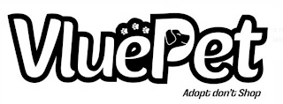 VLUEPET ADOPT DON'T SHOP logo