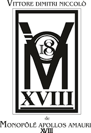 VM 18 VITTORE DIMITRI NICCOLÒ DE MONOPOLÉ APOLLOS AMAURI XVIII logo