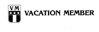 VM VACATION MEMBER logo