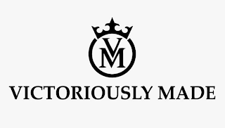 VM VICTORIOUSLY MADE logo