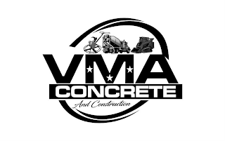 VMA CONCRETE AND CONSTRUCTION logo