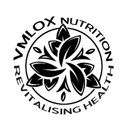 VMLOX NUTRITION REVITALISING HEALTH logo