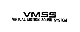 VMSS VIRTUAL MOTION SOUND SYSTEM logo