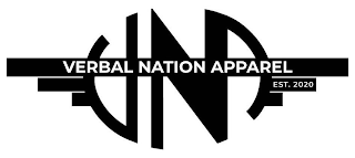 VNA VERBAL NATION APPAREL EST. 2020 logo
