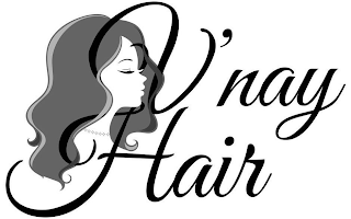 V'NAY HAIR logo
