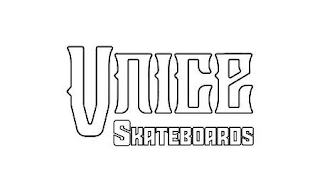 VNICE SKATEBOARDS logo