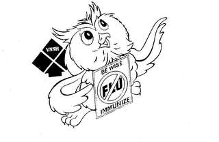 VNSH BE WISE FLU IMMUNIZE logo