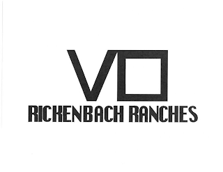 VO RICKENBACH RANCHES logo