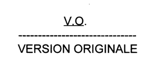 V.O. VERSION ORIGINALE logo