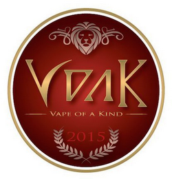 VOAK, VAPE OF A KIND, 2015 logo