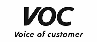 VOC VOICE OF CUSTOMER logo