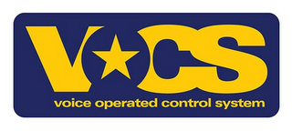 VOCS VOICE OPERATED CONTROL SYSTEM logo