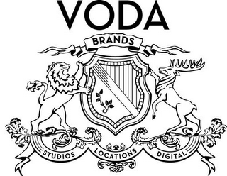 VODA BRANDS STUDIOS LOCATIONS DIGITAL logo