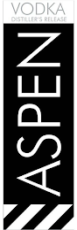 VODKA DISTILLER'S RELEASE ASPEN logo