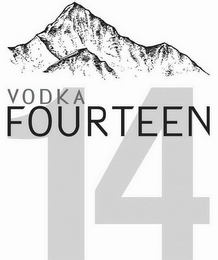 VODKA FOURTEEN 14 logo