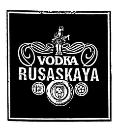 VODKA RUSASKAYA logo