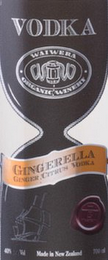 VODKA WAIWERA ORGANIC WINERY GINGERELLA GINGER CITRUS VODKA logo