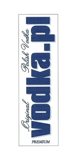 VODKA.PL ORIGINAL POLISH VODKA PREMIUM logo