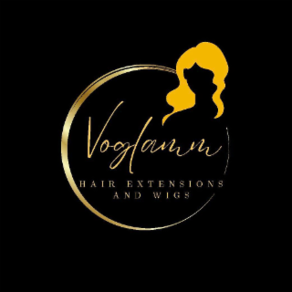 VOGLAMM HAIR EXTENSIONS AND WIGS logo