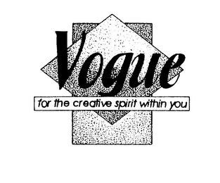 VOGUE FOR THE CREATIVE SPIRIT WITHIN YOU logo