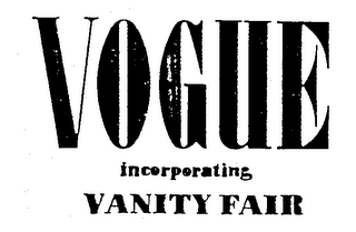 VOGUE INCORPORATING VANITY FAIR