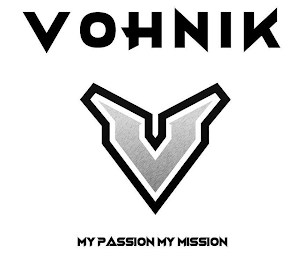 VOHNIK V MY PASSION MY MISSION logo