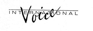 VOICE INTERNATIONAL logo