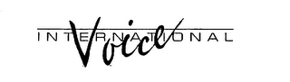 VOICE INTERNATIONAL logo