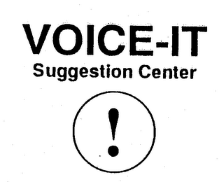 VOICE-IT SUGGESTION CENTER logo