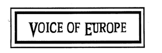 VOICE OF EUROPE logo