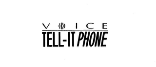 VOICE TELL-IT PHONE logo
