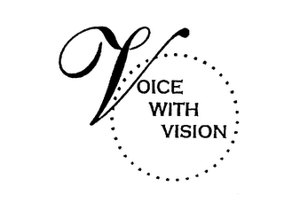 VOICE WITH VISION. logo