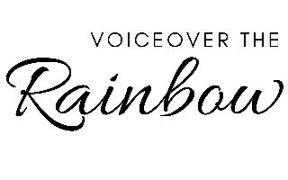 VOICEOVER THE RAINBOW logo
