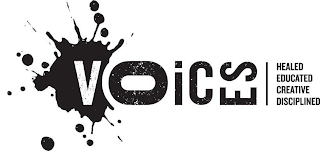 VOICES HEALED EDUCATED CREATIVE DISCIPLINED logo