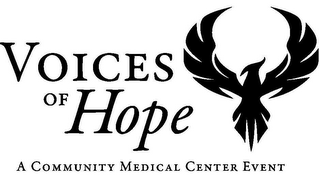 VOICES OF HOPE A COMMUNITY MEDICAL CENTER EVENT logo