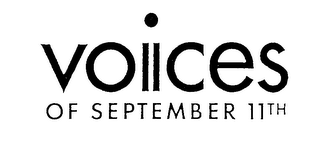 VOICES OF SEPTEMBER 11TH logo