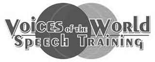 VOICES OF THE WORLD SPEECH TRAINING logo