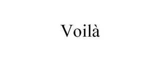 VOILÀ logo