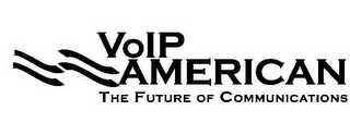 VOIP AMERICAN THE FUTURE OF COMMUNICATIONS logo