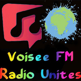 VOISEE FM RADIO UNITES logo