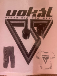 VOKAL URBAN HIP-HOP WEAR V VOKAL VOKAL logo