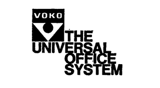 VOKO THE UNIVERSAL OFFICE SYSTEM logo