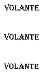 VOLANTE VOLANTE VOLANTE logo