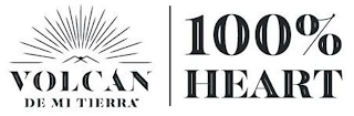 VOLCAN DE MI TIERRA 100% HEART logo