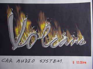 VOLCANO CAR AUDIO SYSTEM logo
