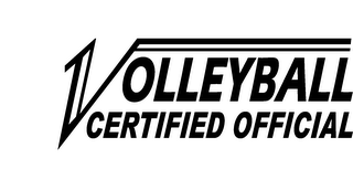 VOLLEYBALL CERTIFIED OFFICIAL logo